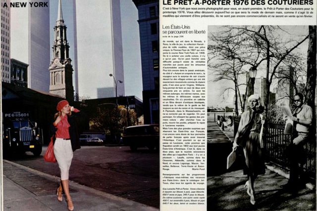 NYC in 1976, as seen in a French publication